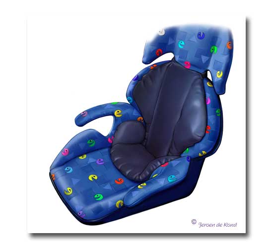 Inzetkussen kinderzitjes (Ellermeijer)