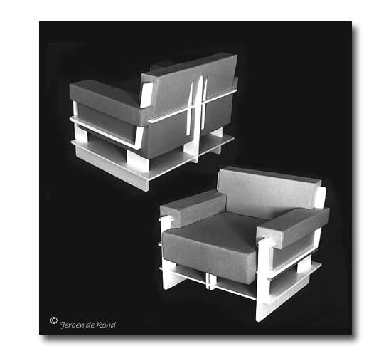 Art-Deco ge&iuml;nspireerde fauteuils