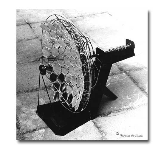 spiegelschotel voor zonne-en windenergie