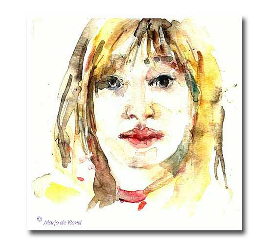 portret Rose (aquarel)